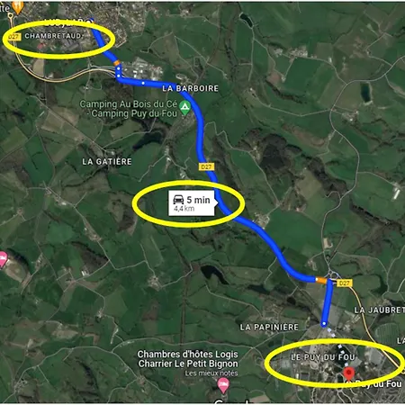 Prázdninový dům Puydufou -5kms- La Seraphina, *